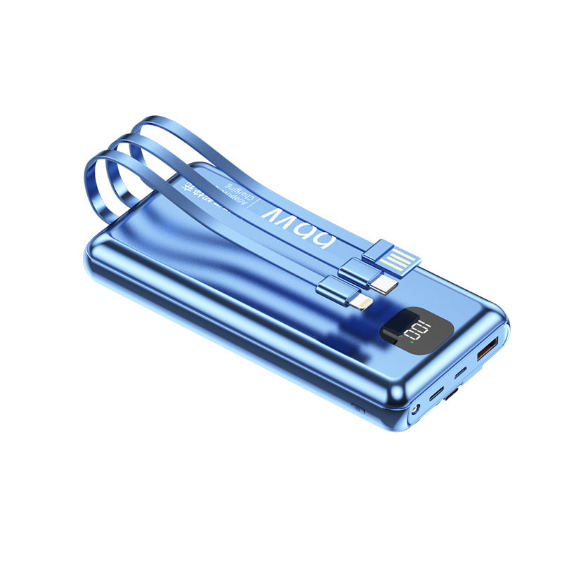 Powerbank 20,000 mAh Capacity W/ Cables