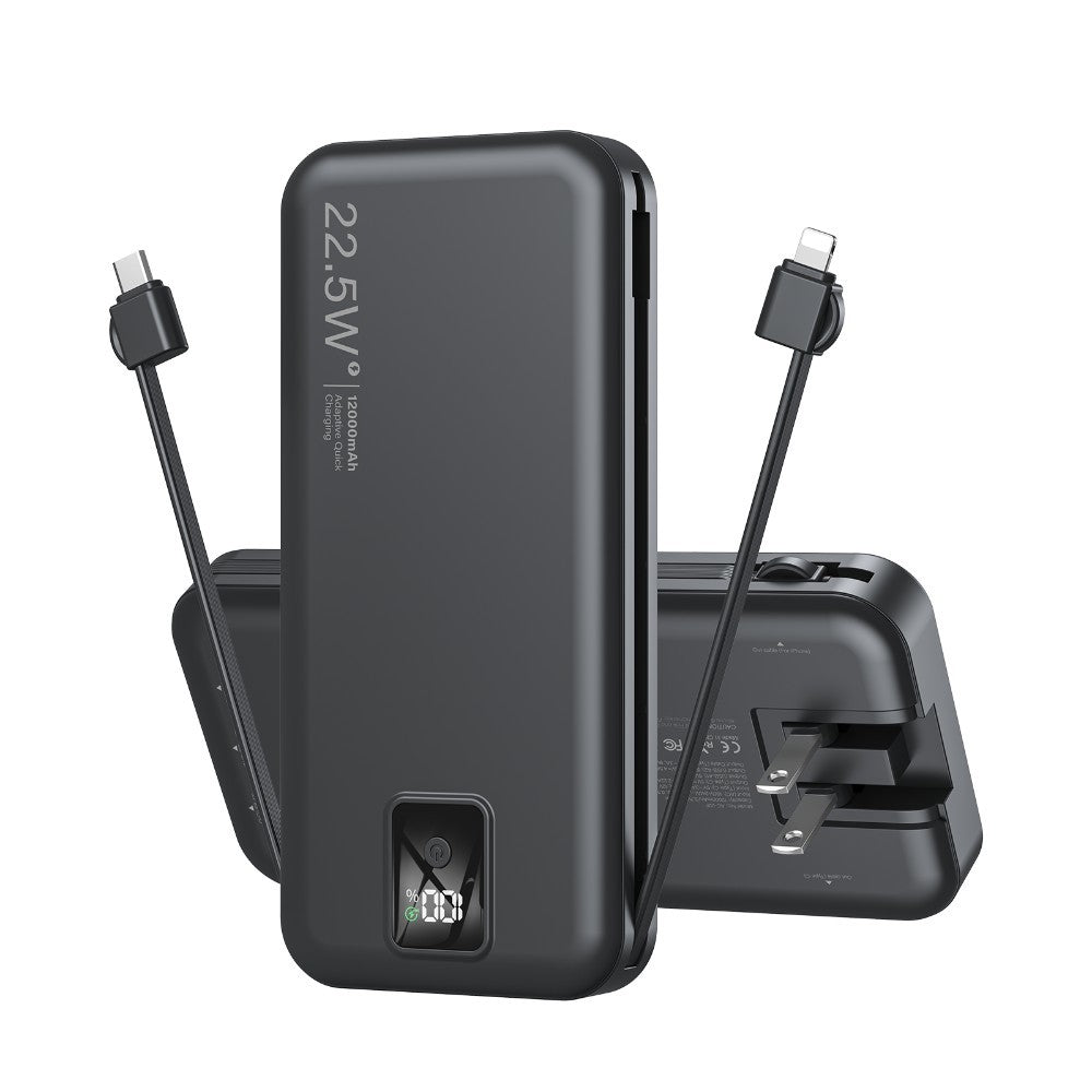 Powerbank 12Ah Capacity W/ Cables