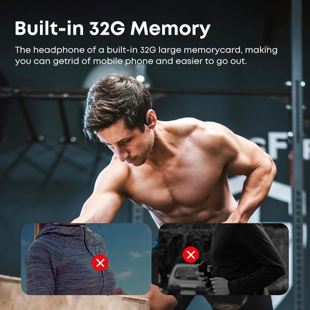 Waterproof Bluetooth Bone Conduction Headphones