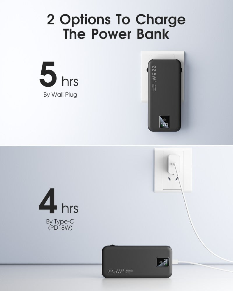 Powerbank 12Ah Capacity W/ Cables