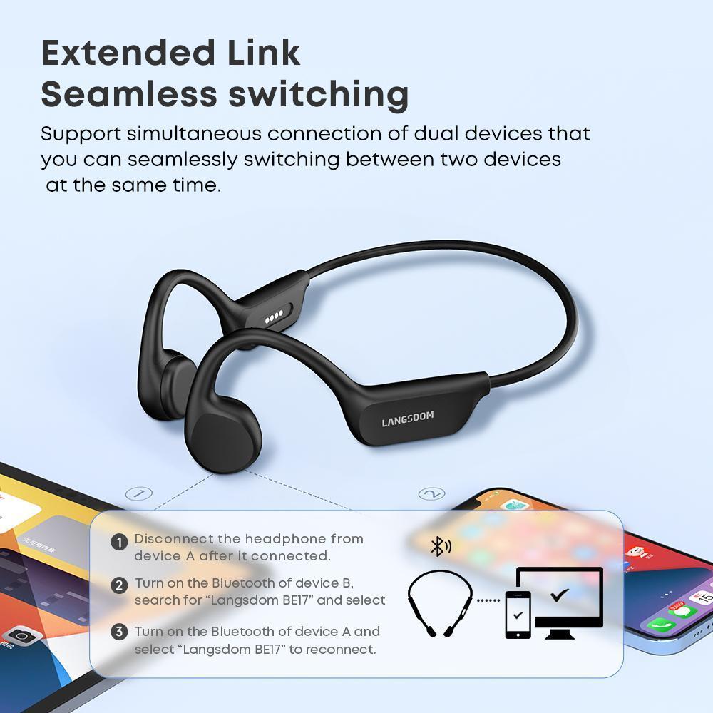Waterproof Bluetooth Bone Conduction Headphones