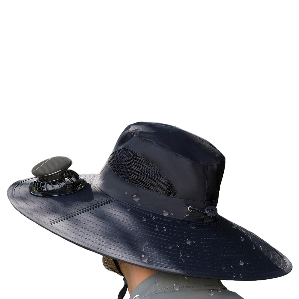 Bucket Hat With Solar Cooling Fan