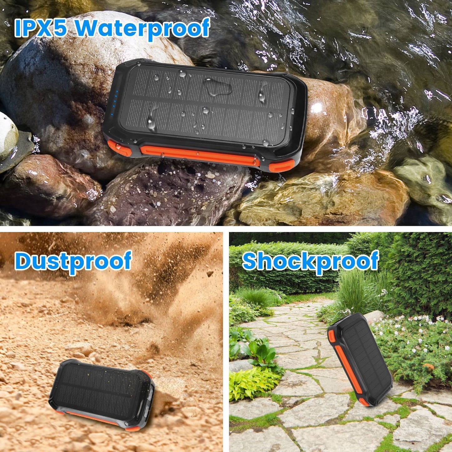 Solar Charging 49.8 Ah Power Bank