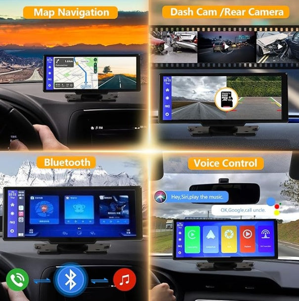 Portable Android & Apple CarPlay Screen